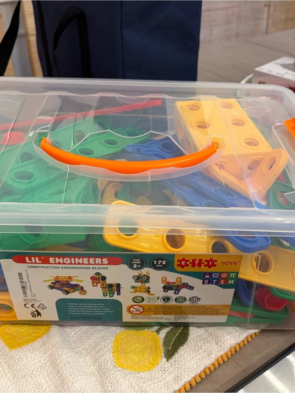 172-Piece Multicolor Construction Building Set